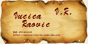 Vučica Raović vizit kartica